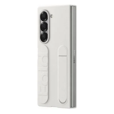 Cover Samsung Z Fold 6 With Grip Case - White